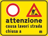 chiusura strada