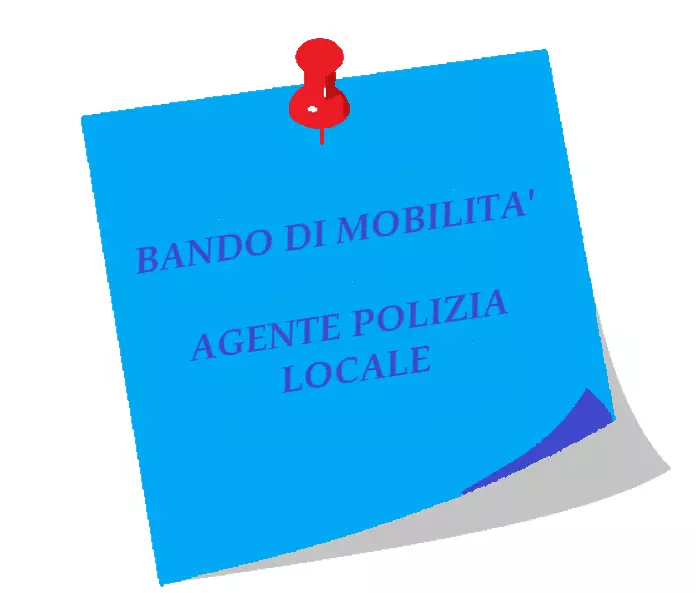 Avviso mobilità Agente Polizia Locale